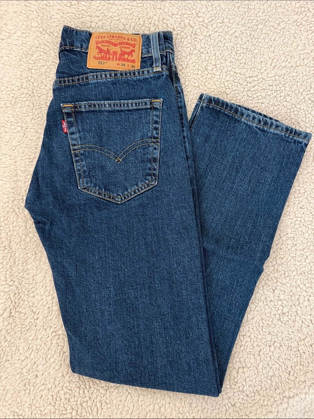 Levi's 513 Men's Blue Jeans 28 x 30